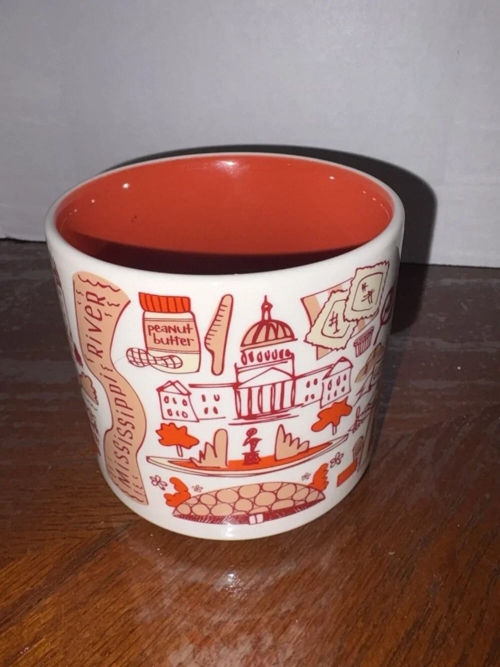 Starbucks Been There Series St. Louis Mound City Mug White/Red 14oz 2021